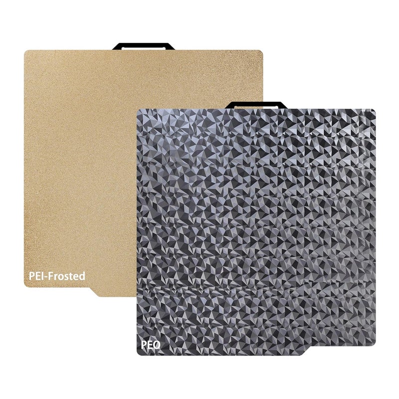 GOMENL Double Sided PEO PEI Build Plate for Bambu Lab X1/X1C/X1E/P1P/P1S/A1, 257x257mm PEO+PEI Spring Steel Plate Flexible Textured Plate for Bambu Labs Series 3D Printers - Image 1